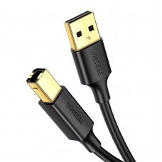 Ugreen USB Type B printer cable (male) - USB 2.0 (male) 480 Mbps 2 m Juodas (US135 20847)