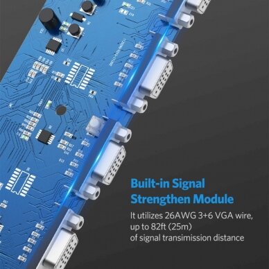 Ugreen 40254 1x2 VGA splitter - Juodas 6