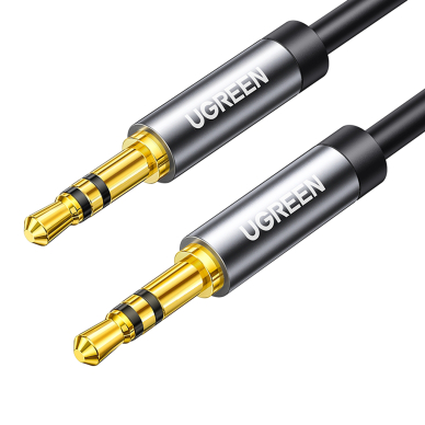 Kabelis Ugreen audio AUX mini jack 3.5mm 5m Juodas (AV119)