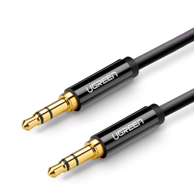 Ugreen audio cable AUX straight minijack 3.5 mm 1m black (AV112)