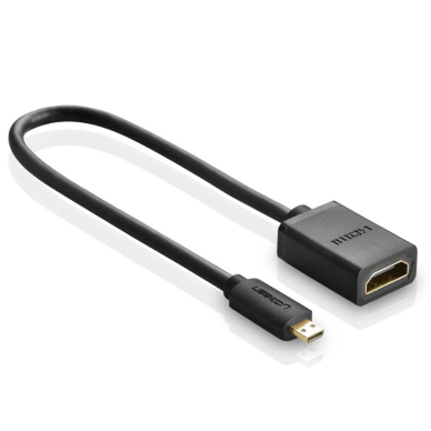 Ugreen cable adapter cable HDMI adapter - micro HDMI 19 pin 20cm black (20134) 1