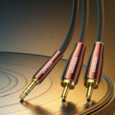 Ugreen cable audio cable 3.5 mm mini jack (male) - 2RCA (male) 2m copper (AV170) 1