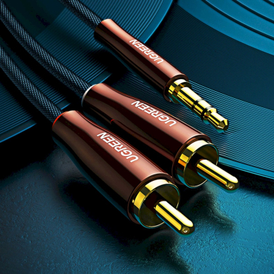 Ugreen cable audio cable 3.5 mm mini jack (male) - 2RCA (male) 2m copper (AV170) 12