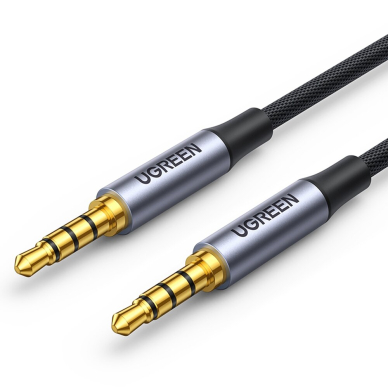 Audio adapteris Ugreen AUX mini jack 3.5mm (male) - 3.5mm mini jack (male) 2m Juodas (AV183) 1