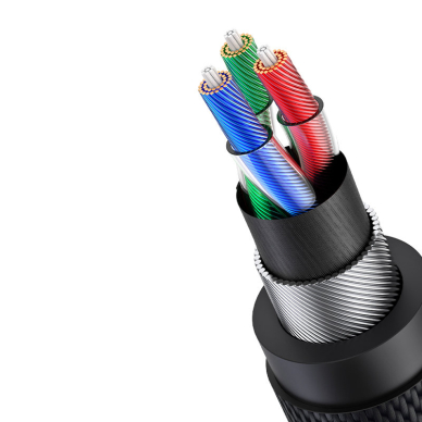 Audio adapteris Ugreen AUX mini jack 3.5mm cable (male) - 3.5mm mini jack (male) 3m Juodas (AV183) 13