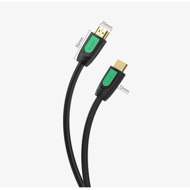 Ugreen cable HDMI 2.0 19 pin 4K 60Hz 30AWG cable 2m black (10129) 12