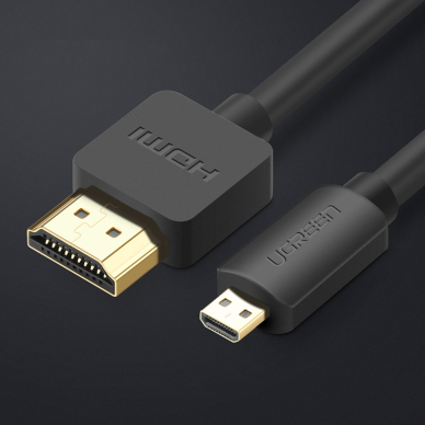 Ugreen cable Micro HDMI - HDMI cable 3m Juodas (HD127) 1