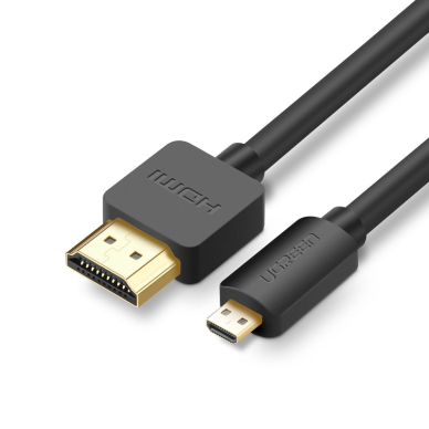 Ugreen cable Micro HDMI - HDMI cable 3m Juodas (HD127)