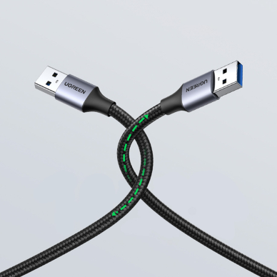 Ugreen cable USB cable - USB 3.0 5Gb/s 0.5m gray (US373) 4