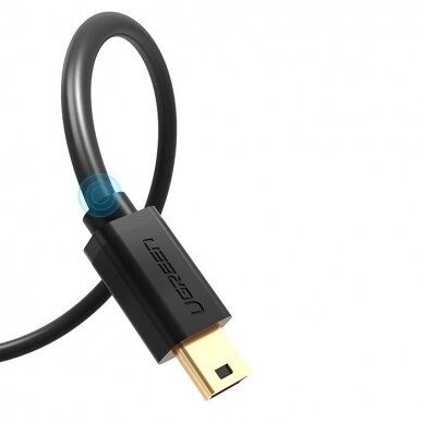 Ugreen cable USB - mini USB cable 480 Mbps 1 m black (US132 10355) 10