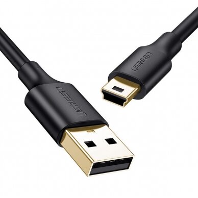 Ugreen cable USB - mini USB cable 480 Mbps 1 m black (US132 10355)