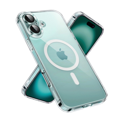 Ugreen Classy Clear Magnetic Dėklas iPhone 16 Plus - Permatomas 1