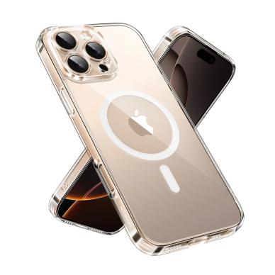 Ugreen Classy Clear Magnetic Dėklas iPhone 16 Pro - Permatomas 1