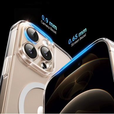 Ugreen Classy Clear Magnetic Dėklas iPhone 16 Pro - Permatomas 6