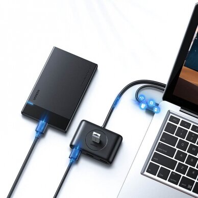 Jungčių Daugintuvas Ugreen CR113 USB 3.0 Hub 1m Baltas 10