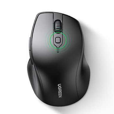 Ugreen ergonomic wireless computer mouse Juodas (MU101) 3