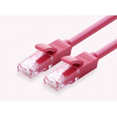 Eterneto kabelis Ugreen RJ45 Cat 6 UTP 1000 Mbps 1m Juodas (NW101 50184) 1