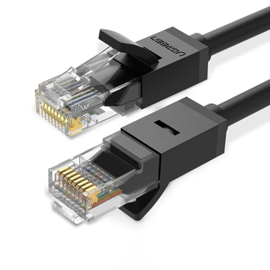 Ugreen flat LAN Ethernet Cat. 6 10m Juodas (NW102)