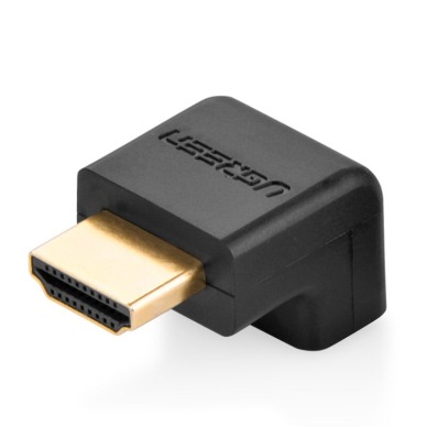 Ugreen HDMI down angle adapteris juodas (20109)