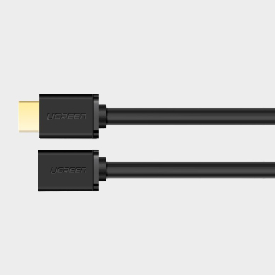 HDMI Kabelis Adapteris Ugreen (female) - HDMI (male) 4K 10,2 Gbps 340 Mhz audio ethernet 0,5 m Juodas (HD107 10140) 13