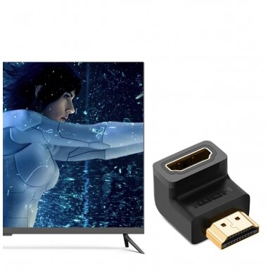 Ugreen HDMI (male) - HDMI (female) adapter black (HD112) 1