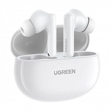 Ugreen HiTune T6 wireless AusinėsANC function + USB-A - USB-C Kabelis - baltas 1