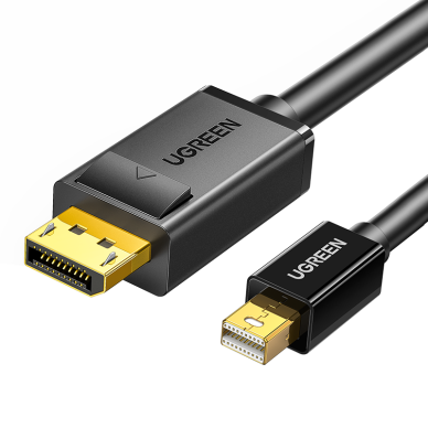 Ugreen Mini DisplayPort - DisplayPort cable 1.5m Juodas (MD105)