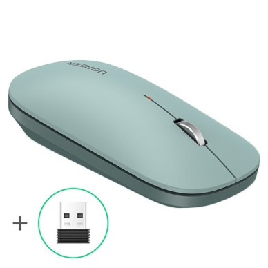 Kompiuterinė Pelė Ugreen MU001 Portable Wireless Mouse Žalia 1