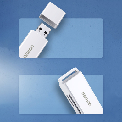 Skaitytuvas TF / SD card Ugreen skirtas USB 3.0 Juodas (CM104) 13