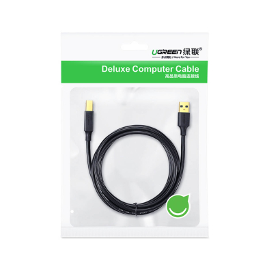 Ugreen printer cable USB-A - USB-B 480Mb/s 5m black (US135) 4