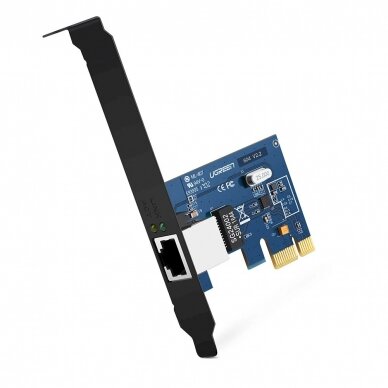 Ugreen US230 Gigabit 10/100/1000Mbps PCI-E network card - Juodas 1