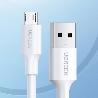 Ugreen US289 60141 micro USB / USB-A Kabelis 1m - baltas 1