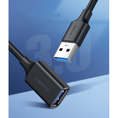 USB Kabelis Ugreen 3.0 (female) - USB 3.0 (male) cable extension cord 3 m Juodas (US129 30127) 10