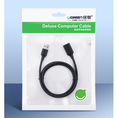 USB Kabelis Ugreen 3.0 (female) - USB 3.0 (male) cable extension cord 3 m Juodas (US129 30127) 4