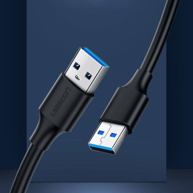 USB Kabelis Ugreen 3.0 (male) - USB 3.0 (male) cable 2m gray (10371) 1