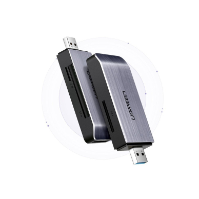 Ugreen USB 3.0 SD / micro SD kortelės skaitytuvas pilkas (50541) 7