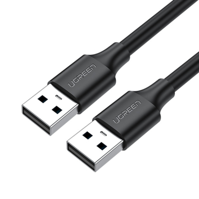 Kabelis Ugreen USB cable - USB 2.0 480Mbps 1.5m Juodas (US102)