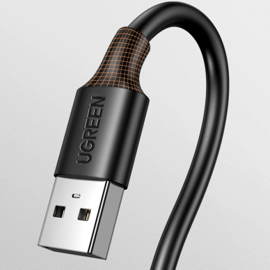 Ugreen USB cable - USB 2.0 480Mb/s 0.25m Juodas (US102) 2