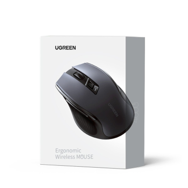 Ugreen USB Optical Wireless Mouse 2.4GHz 4000 DPI black (MU006) 4