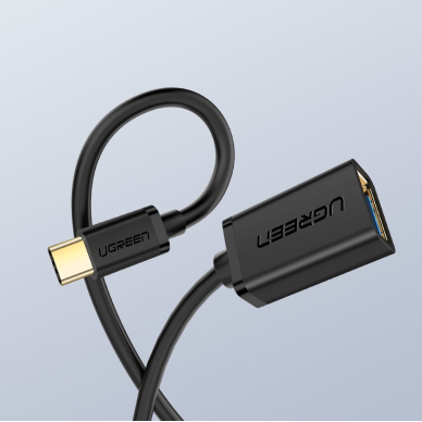 USB Kabelis Ugreen to USB Type C 3.0 OTG adapter kabelis juodas (30701) 8