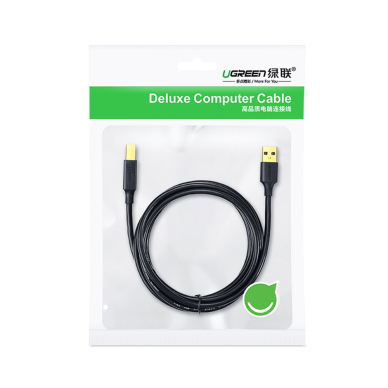 Ugreen USB Type B printer cable (male) - USB 2.0 (male) 480 Mbps 1 m black (US135 20846) 4