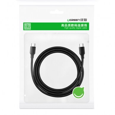 Kabelis Ugreen USB Type C 3A 3m Juodas (US286) 4