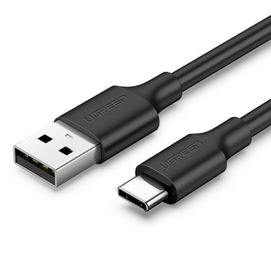 Ugreen USB - USB Type C Kabelis 480 Mbps 3 A 1,5 m Juodas (US287 60117)