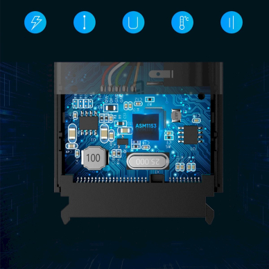 ugreen USB3.0 adapter skirta 2.5'' / 3.5'' SATA disk Juodas (CM257) 10