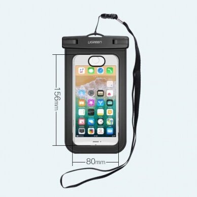 Ugreen Waterproof Phone Case Ipx8 6,0'' Black (50919 Lp186) 13