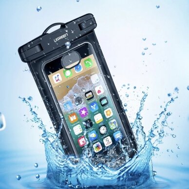 Ugreen Waterproof Phone Case Ipx8 6,0'' Black (50919 Lp186) 14