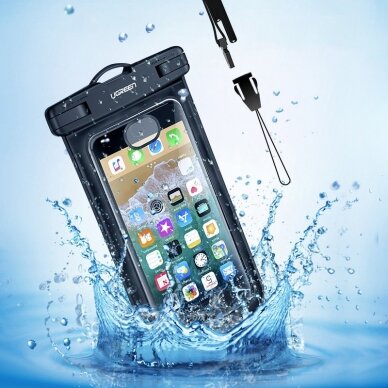 Ugreen Waterproof Phone Case Ipx8 6,0'' Black (50919 Lp186) 4