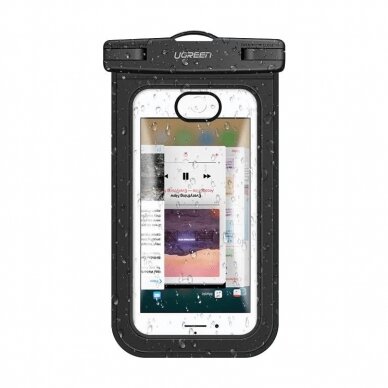 Ugreen Waterproof Phone Case Ipx8 6,0'' Black (50919 Lp186)