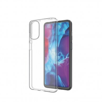 Dėklas Ultra Clear 0.5mm case for Motorola Moto E32 Skaidrus 4