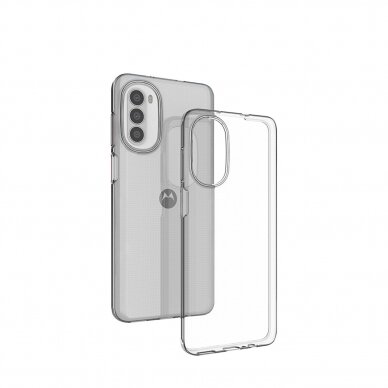 Dėklas Ultra Clear 0.5mm case for Motorola Moto G82 5G / Moto G52 Skaidrus 6